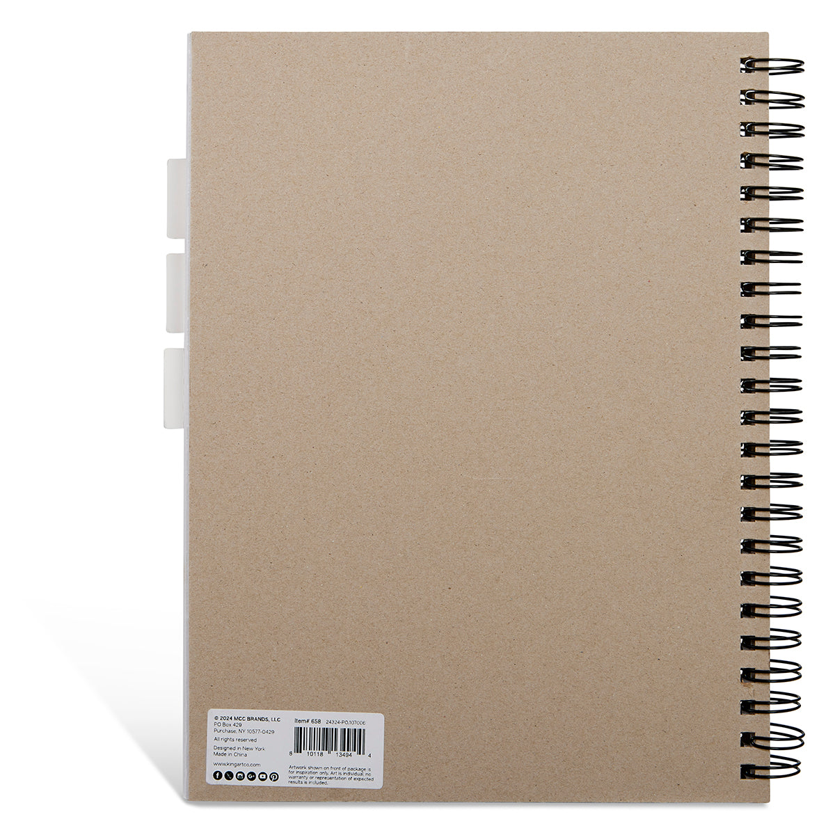 Sketch, Mixed Media & Watercolor Paper 3-in-1 9x12 60 Sheets