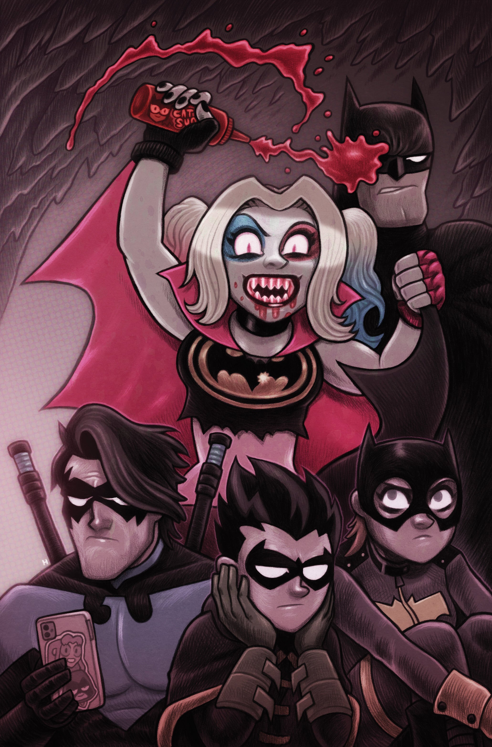Harley Quinn The Animated Series Legion Of Bats #5 (Of 6) B Dan Hipp Card Stock Variant (02/21/2023) Dc