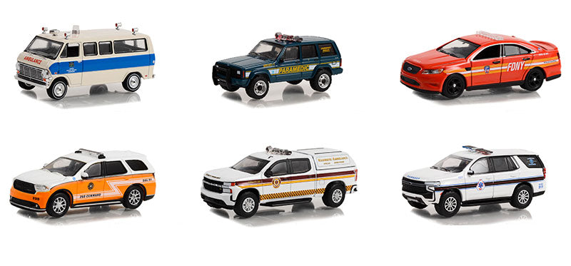 Greenlight 67040-CASE 1/64 Scale First Responders Series 1