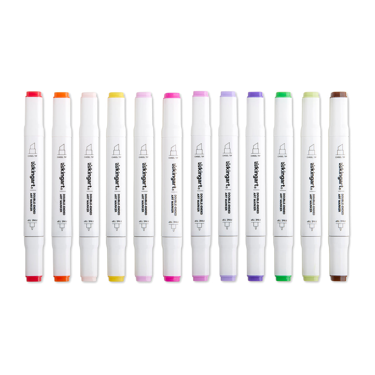 Double-Ended Alcohol Markers 12 Floral Colors