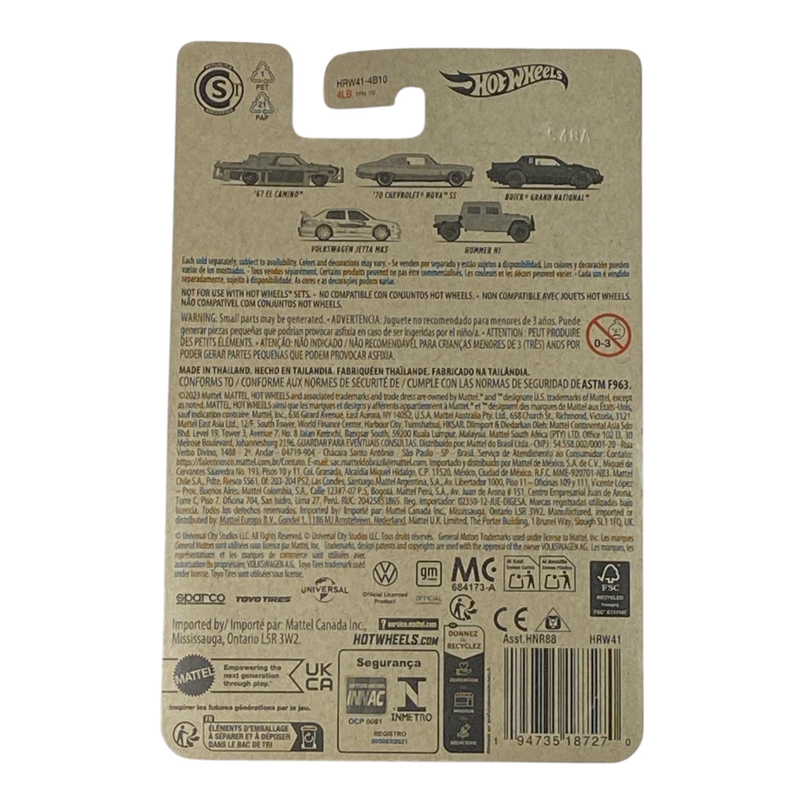 Hot Wheels '67 El Camino - Fast & Furious Series 1/5