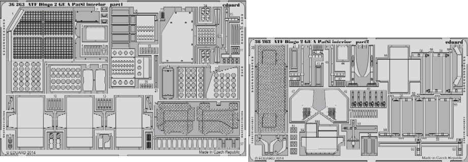 Eduard 36263 1/35 Armor- ATF Dingo 2 GE A PatSi Interior for RVL