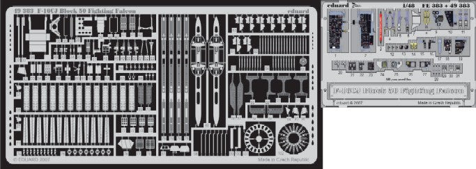 Eduard 49383 1/48 Aircraft- F16CJ Block 50 for TAM (Painted)