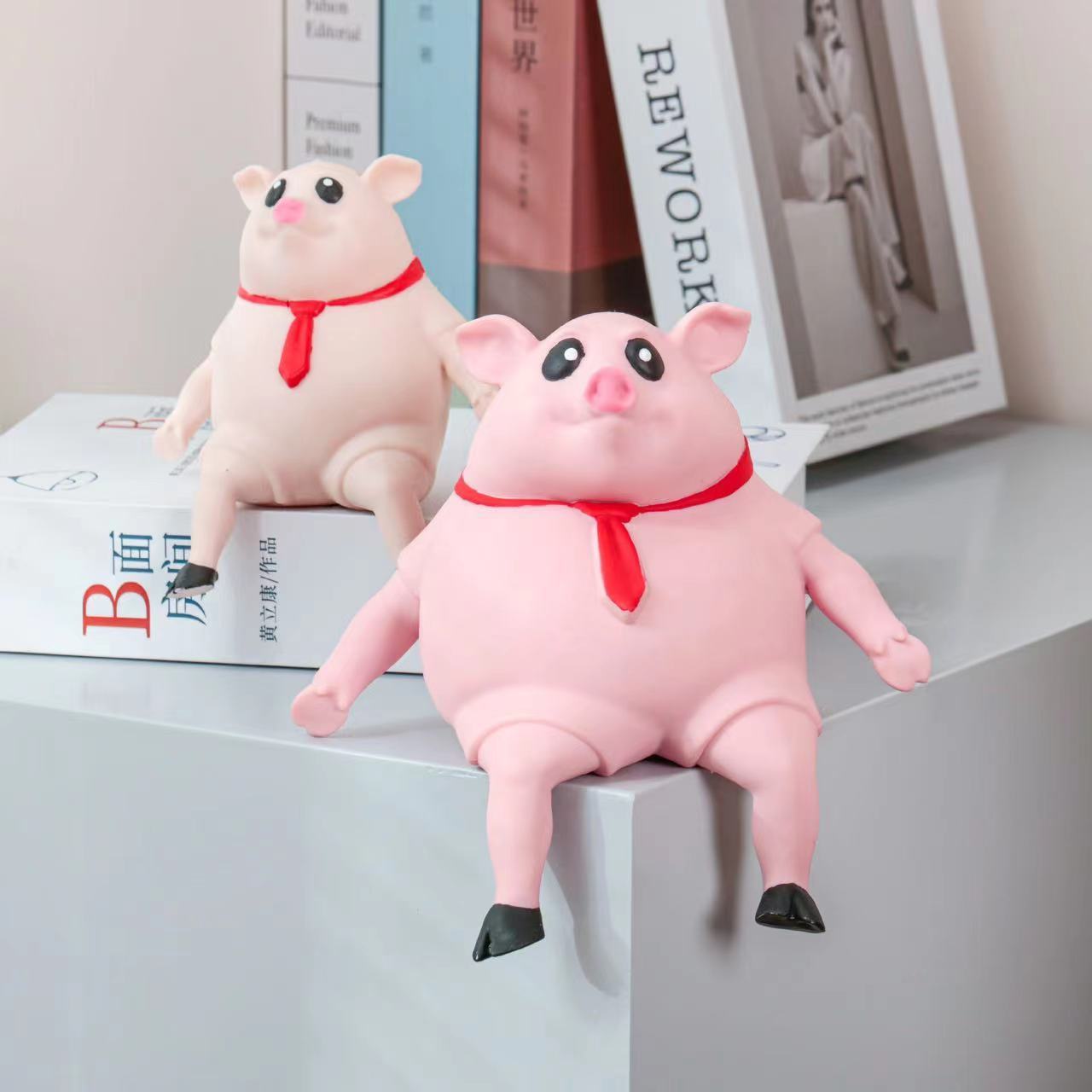 Cute Piggy Squeeze Toy – Stress Relief Doll for Kids and Adults