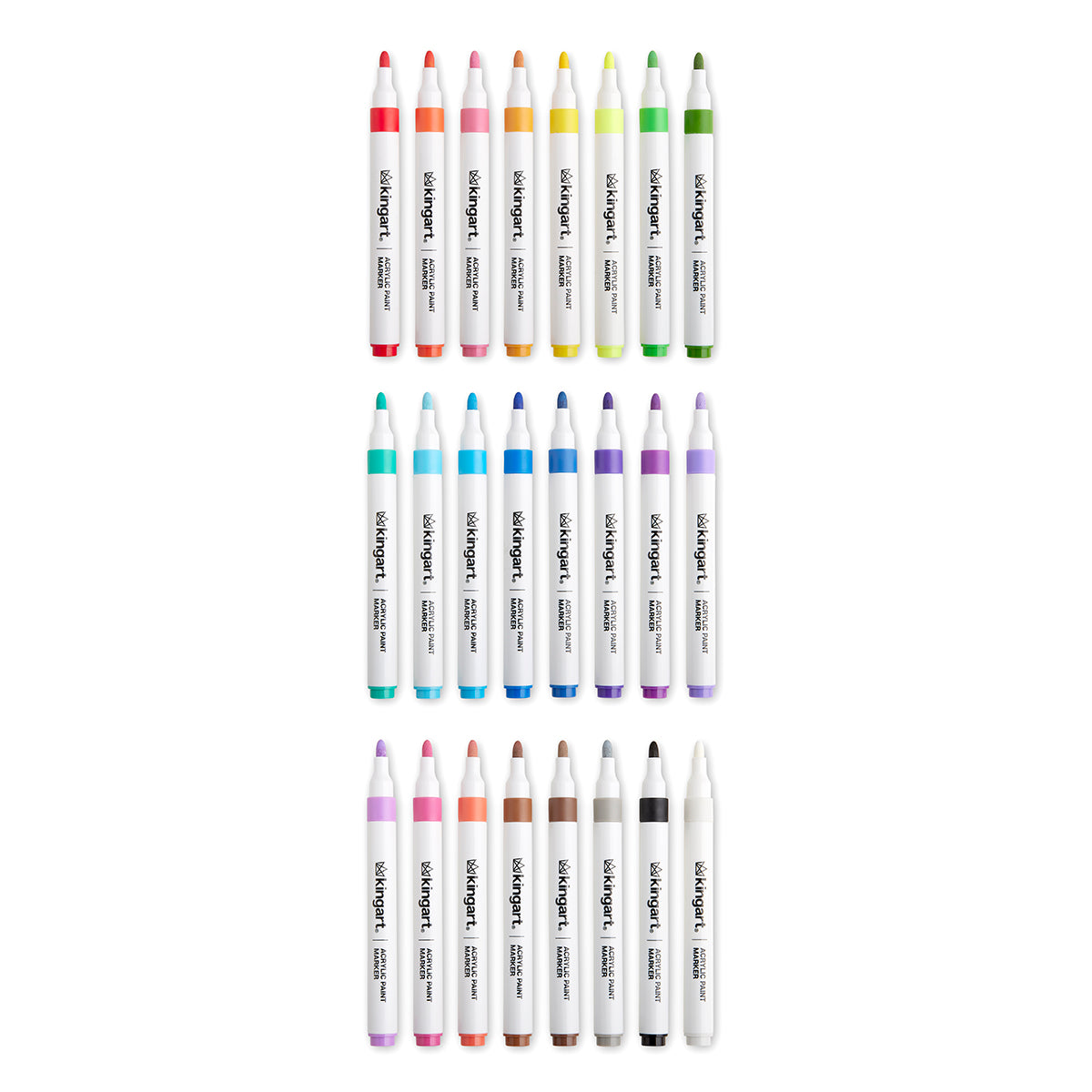 Acrylic Paint Markers 24 Colors
