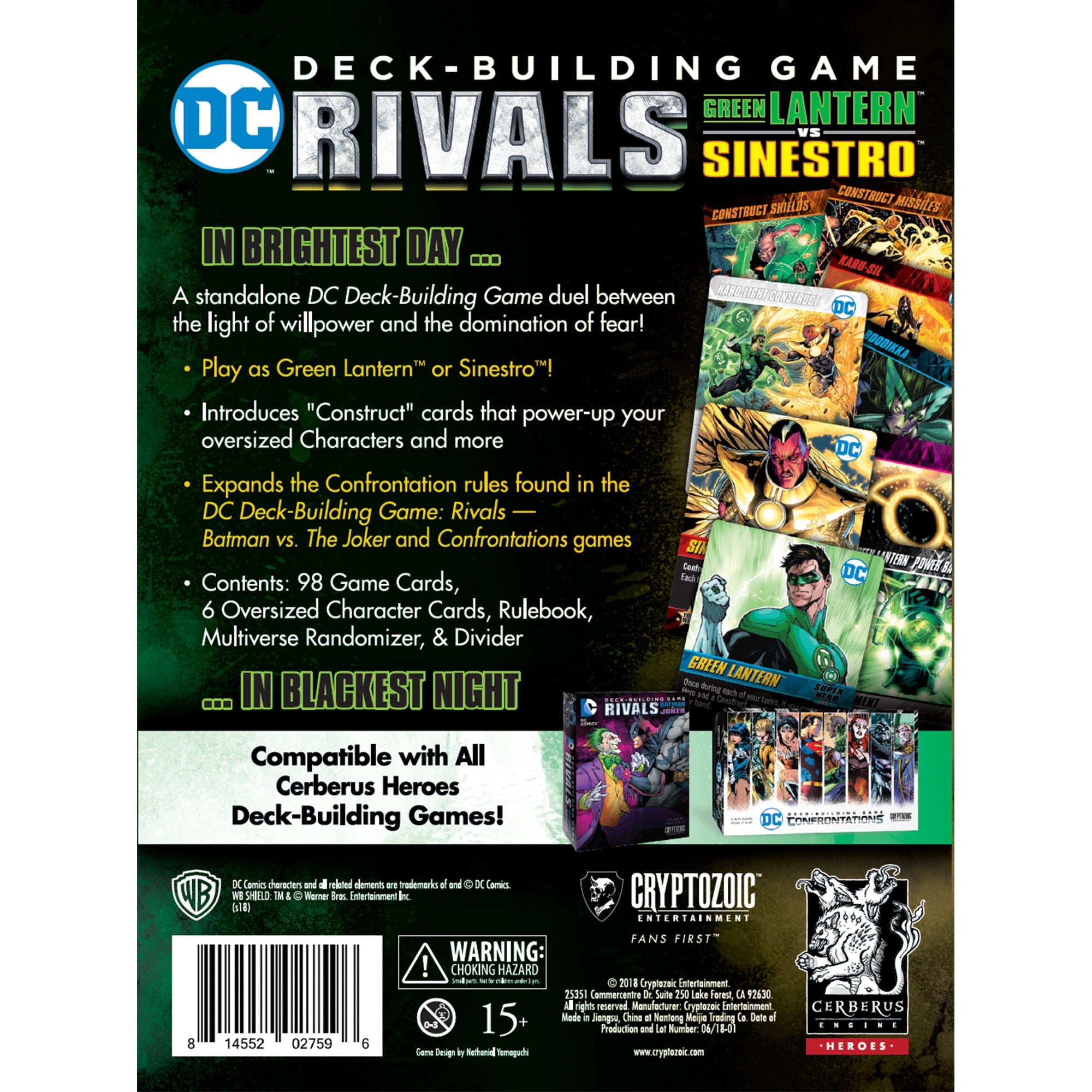 DC Deck-Building Game: Rivals — Green Lantern vs. Sinestro