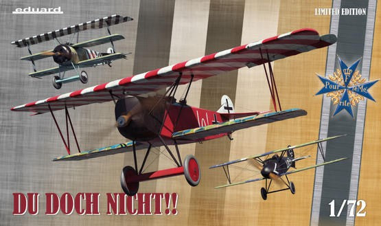 Eduard 2135 1/72 WWI Albatros DV, Fokker Dr 1 & D VII German Fighter Triple Comb