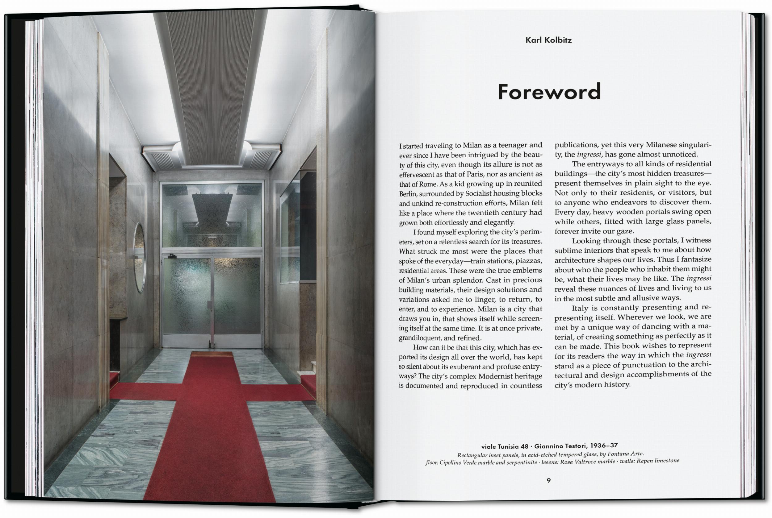 Entryways of Milan. Ingressi di Milano. 45th Ed. (English, Italian)