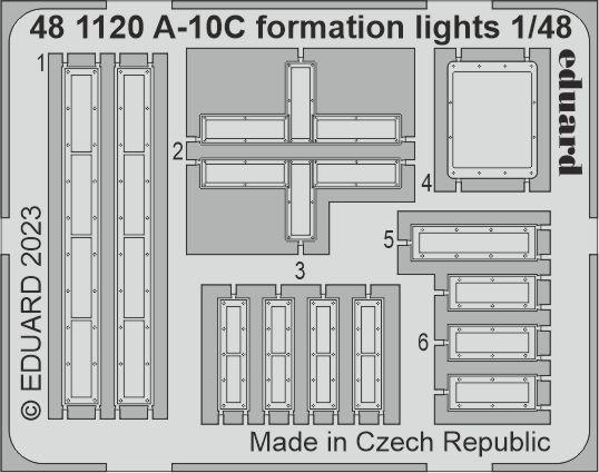 Eduard 481120 1/48 Aircraft- A10C Formation Lights for ACY