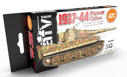 AK Interactive 11656 AFV Series: German Army Panzer Camouflage 1937-44 3G Acryli