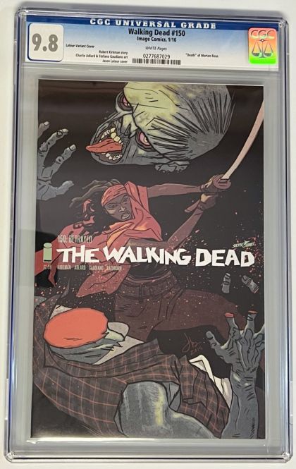 The Walking Dead #150 – Jason Latour Variant Cover (Image, 2016) CGC 9.8