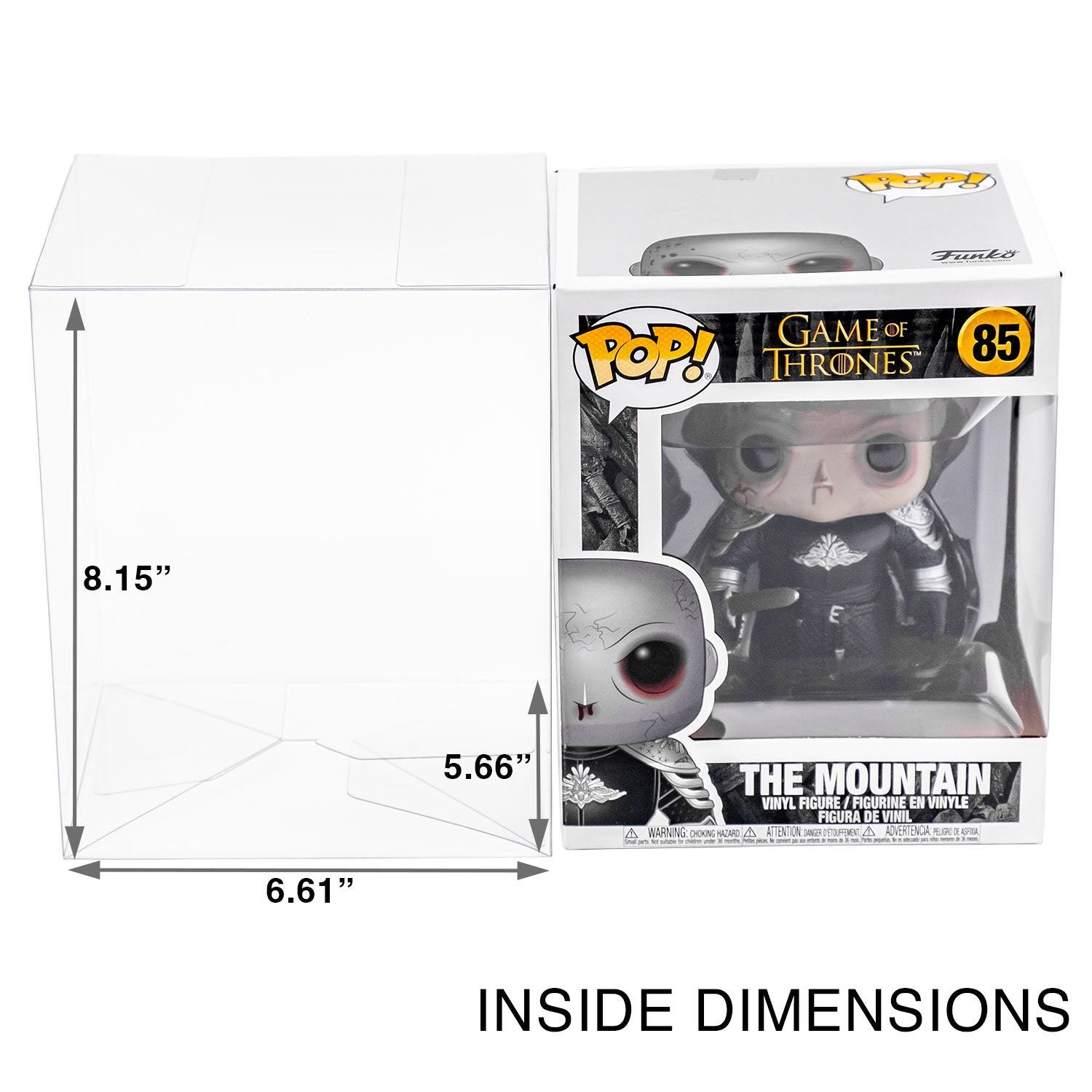 Platinum Protectors for Funko Pop! 6" Inch Vinyl Figures