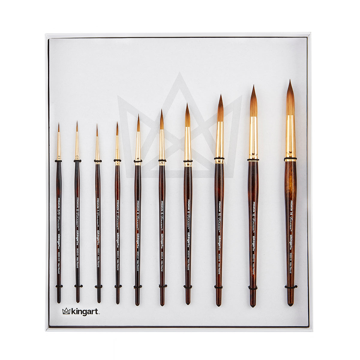 Finesse™ 8020 Ultra Round Brushes 10 pc
