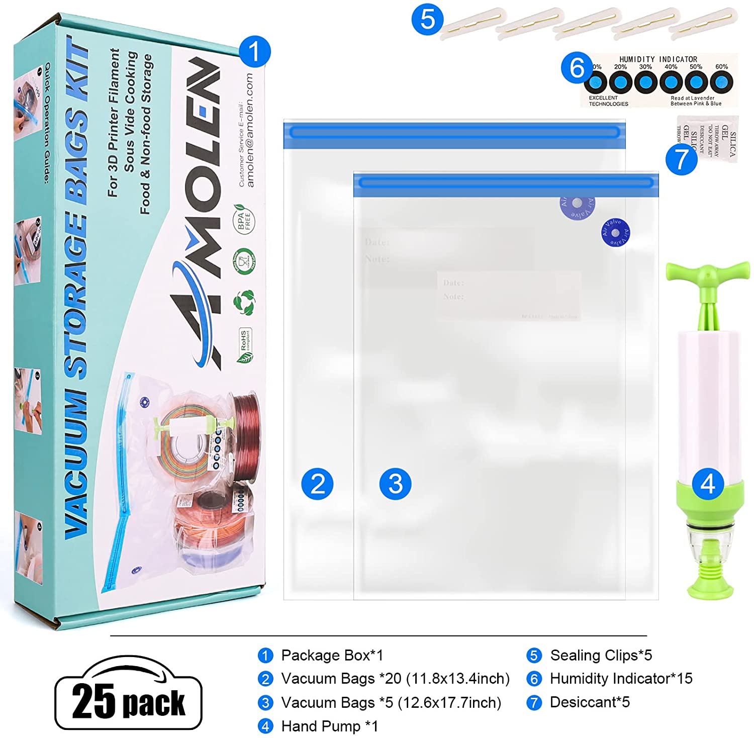 Vacuum Filament Storage Kit