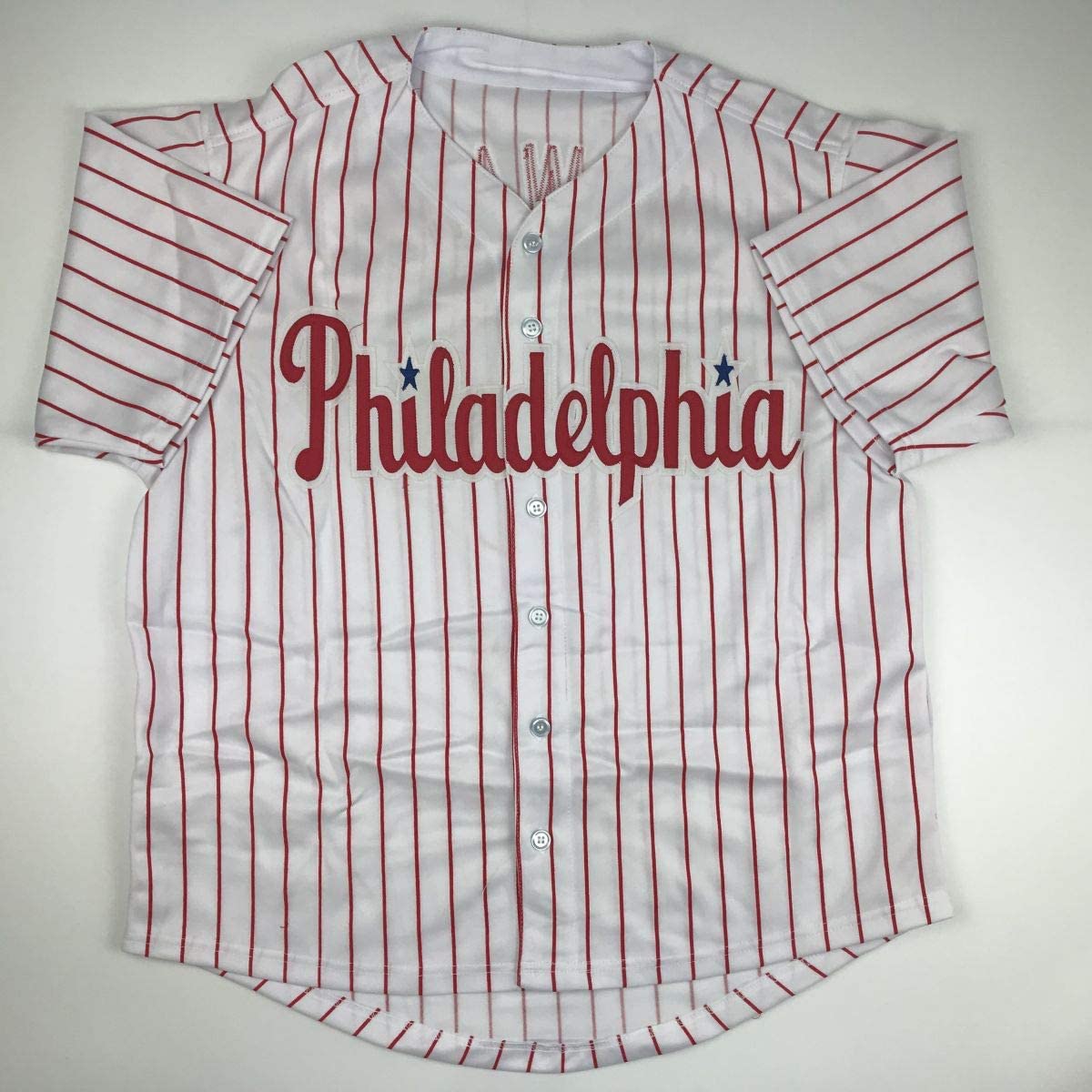 Autographed/Signed Ryan Howard 06 MVP Philadelphia Pinstripe Baseball Jersey JSA COA