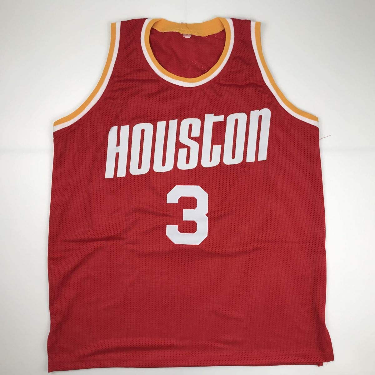 Autographed/Signed Steve Francis Houston Red Basketball Jersey PSA/DNA COA