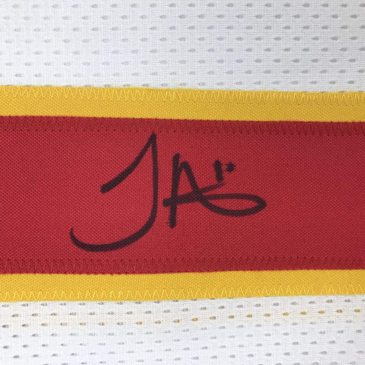 Autographed/Signed Tyreek Hill Kansas City White Football Jersey JSA COA