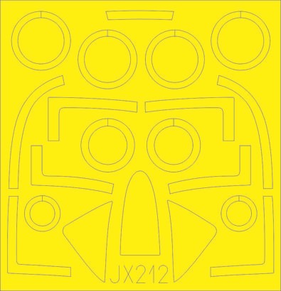 Eduard JX212 1/32 Mask Aircraft- T28C for KTY(D)