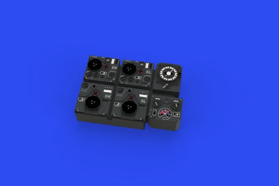 Eduard 648602 1/48 Aircraft- Bf110C/D Radio Equipment for EDU (Resin)