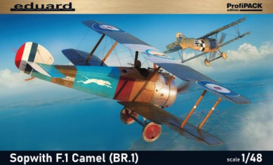 Eduard 82171 1/48 WWI Sopwith F1 Camel (BR1) British BiPlane Fighter (Profi-Pack