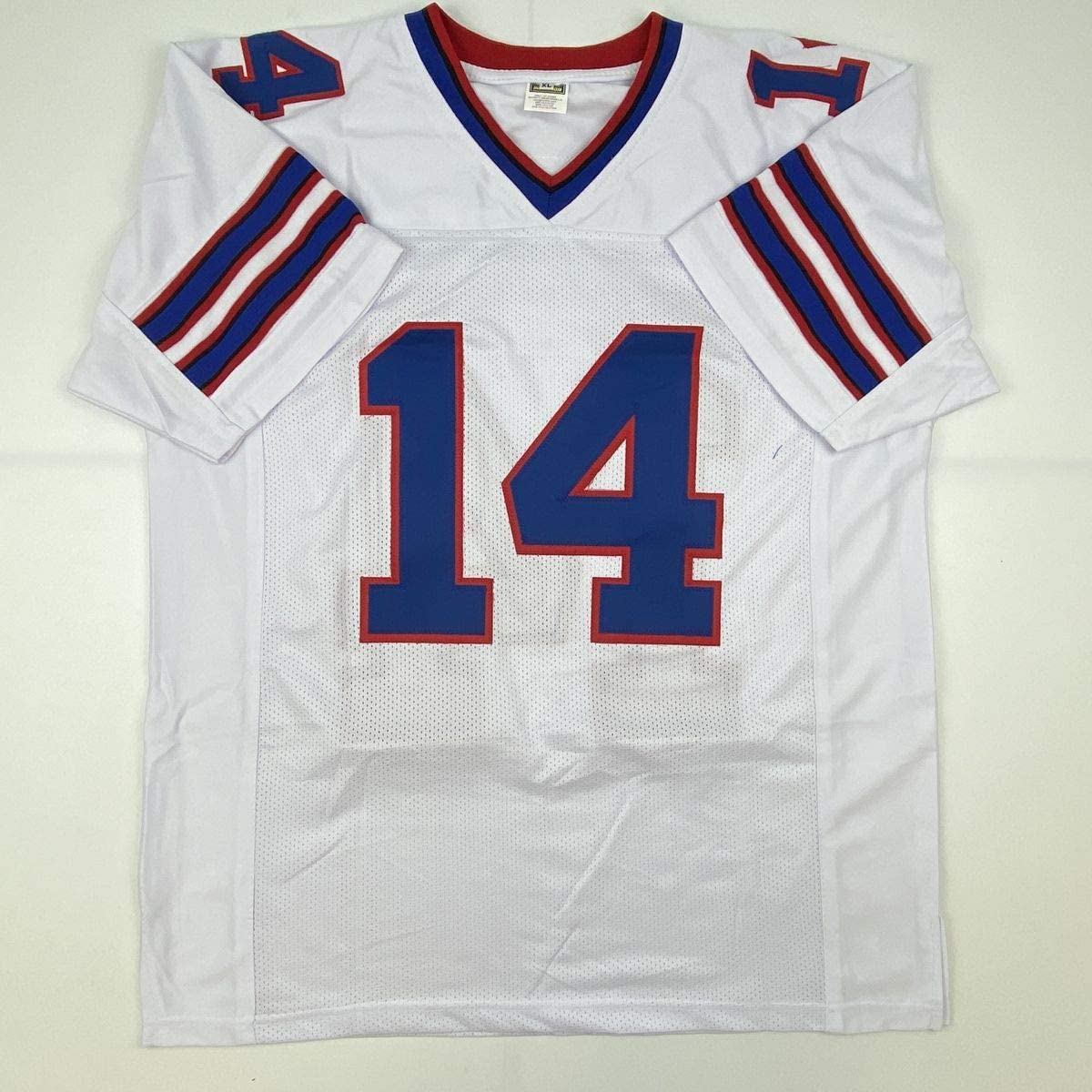 Autographed/Signed Stefon Diggs Buffalo White Football Jersey Beckett BAS COA