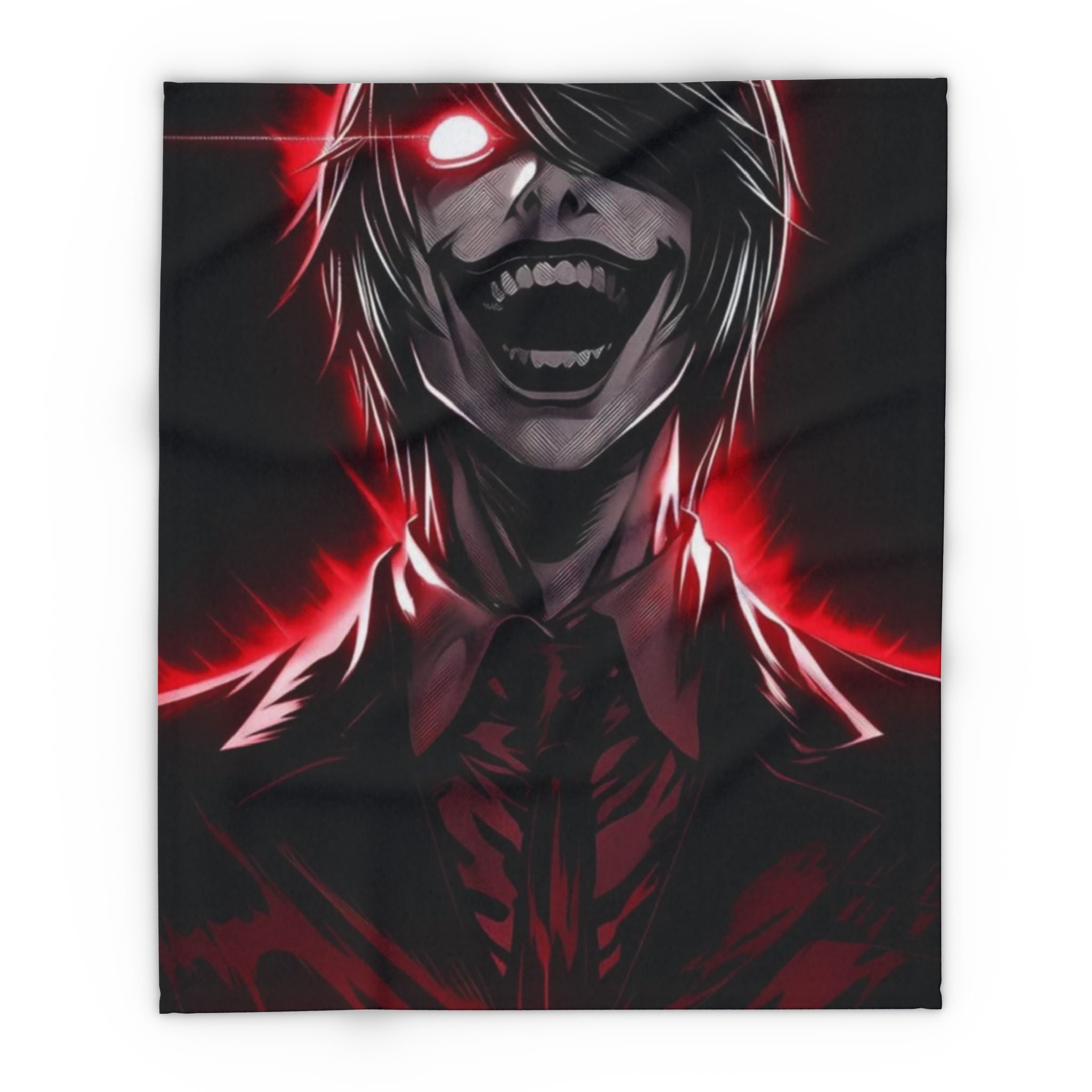 Dn Dark Fantasy Fleece Blanket - Cozy Throw for Fans, Horror Decor, Anime Lovers, Comfortable Gift, Geek Home Accessories