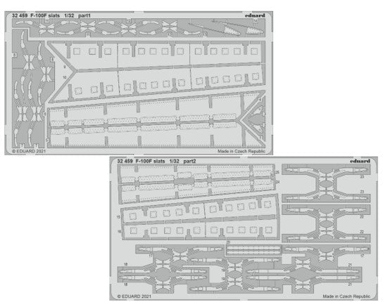 Eduard 32459 1/32 Aircraft- F100F Slats for TSM