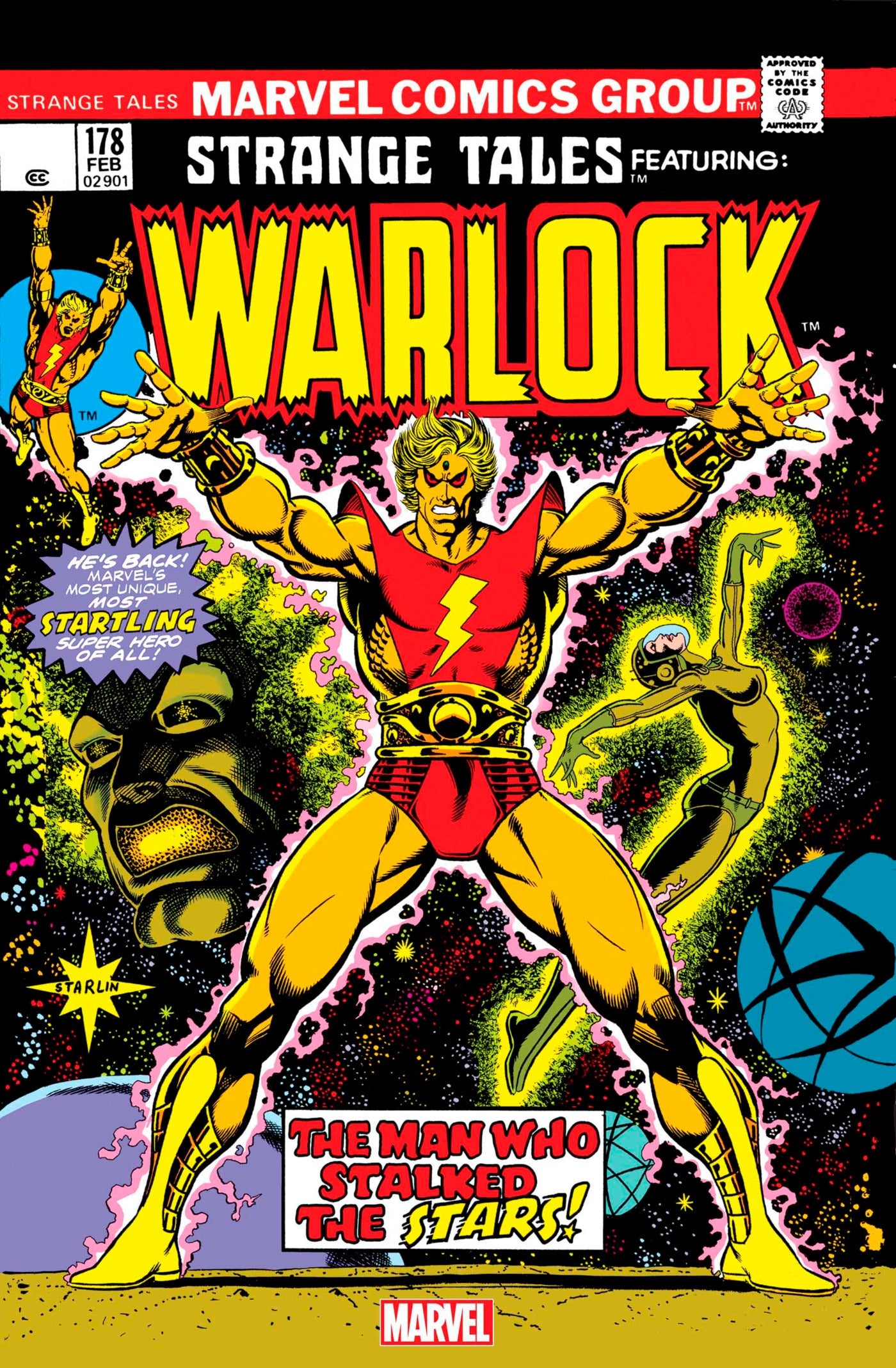Adam Warlock Strange Tales 178 Facsimile Edition Jim Starlin (04/26/2023) Marvel