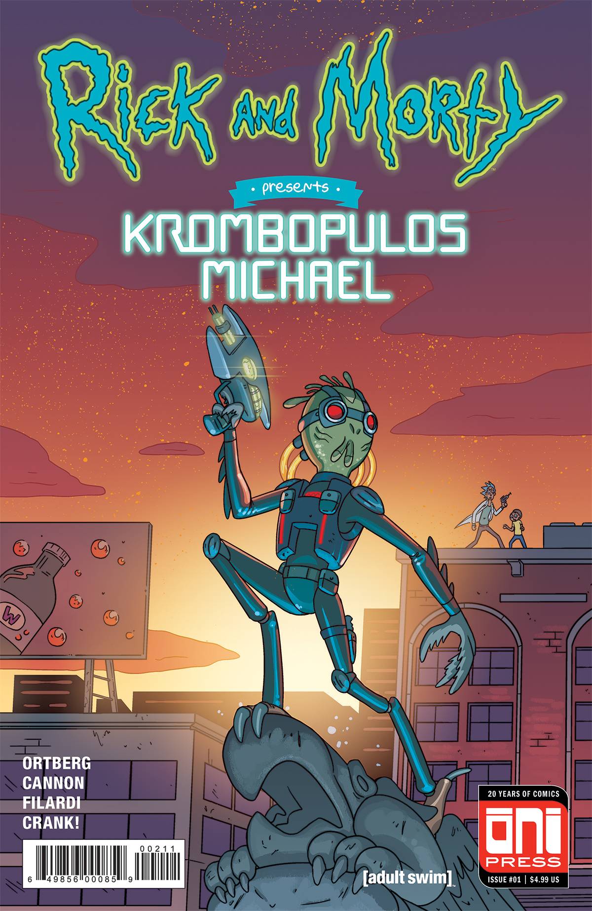 RICK & MORTY PRESENTS KROMBOPULOUS MICHAEL #1 CJ Cannon (06/20/2018)