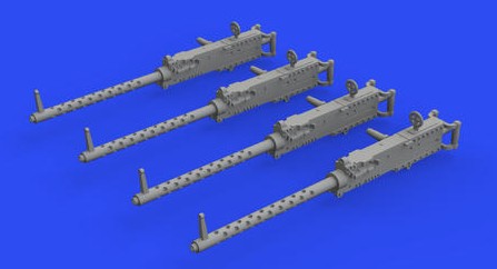 Eduard 648751 1/48 Aircraft- M2 Browning w/Handles (Resin)