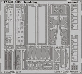 Eduard 72548 1/72 Aircraft- SB2C Bomb Bay for DML