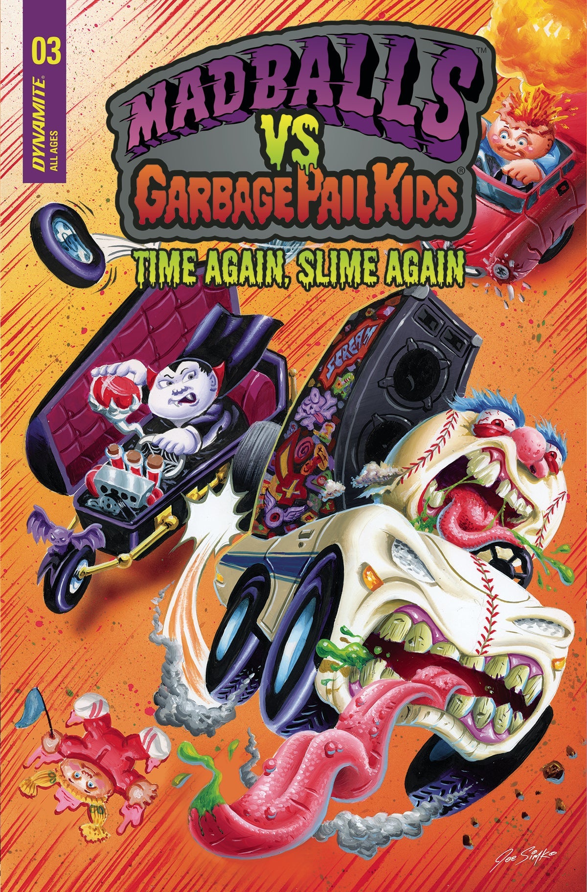 Madballs Vs Garbage Pail Kids Slime Again #3 A Joe Simko (04/12/2023) Dynamite