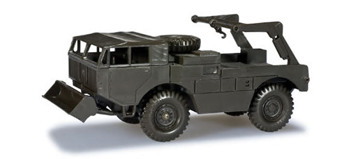 Herpa 743891 HO Scale Faun GT Multi Purpose Vehicle 231 - Assembled -- Unlettered (olive drab)