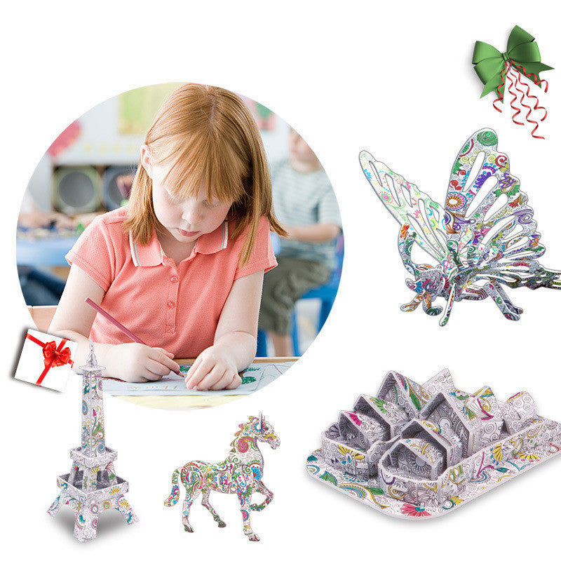 3D DIY Crafting Set – Educational Building Kits for Kids and Adults