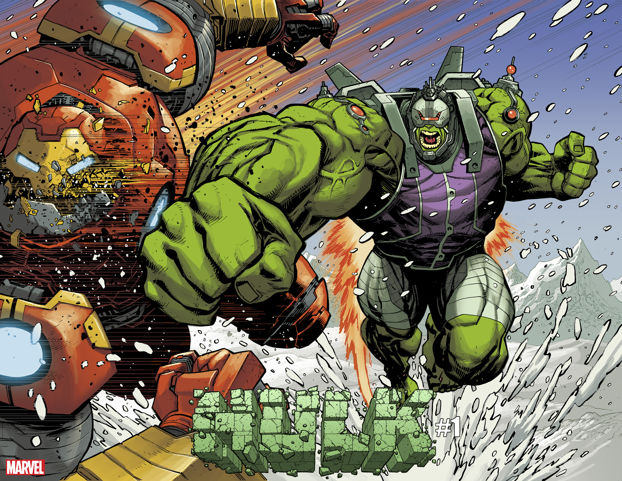 Hulk #1 2nd Print Ryan Ottley Wraparound Variant (01/19/2022) Marvel