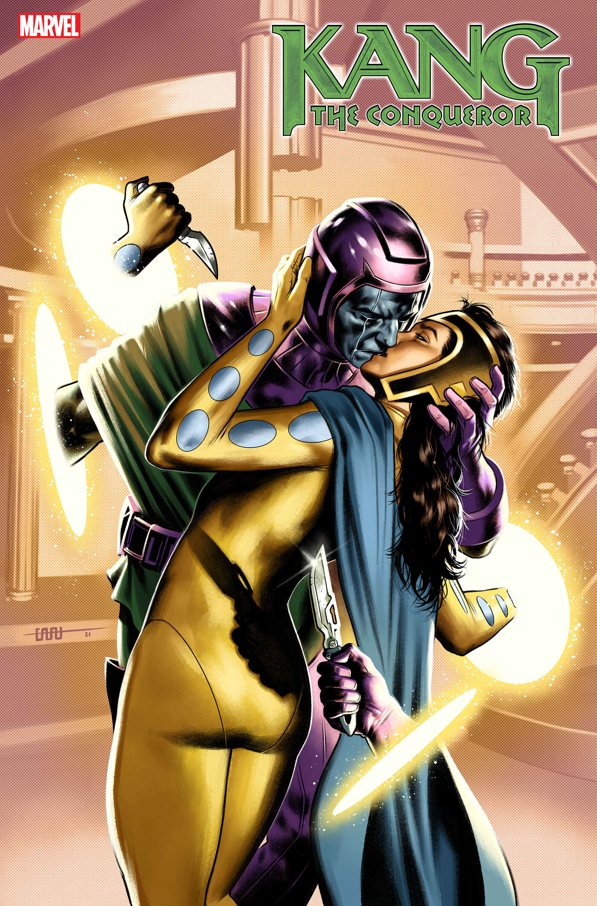 Kang The Conqueror #4 B (Of 5) Cafu Variant Ravonna Renslayer Kiss (11/17/2021) Marvel
