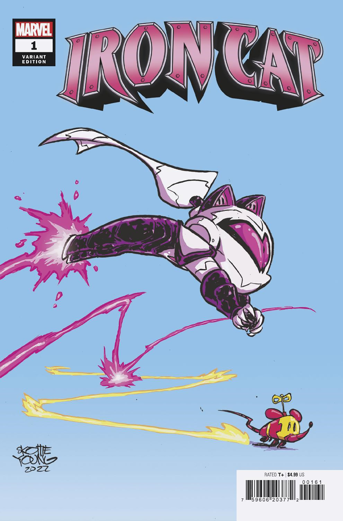 Iron Cat #1 C (Of 5) Skottie Young Variant (06/29/2022) Marvel
