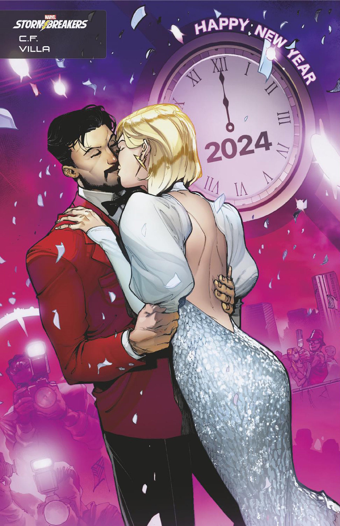 INVINCIBLE IRON MAN 13 C.F. VILLA STORMBREAKERS VARIANT (12/06/2023)