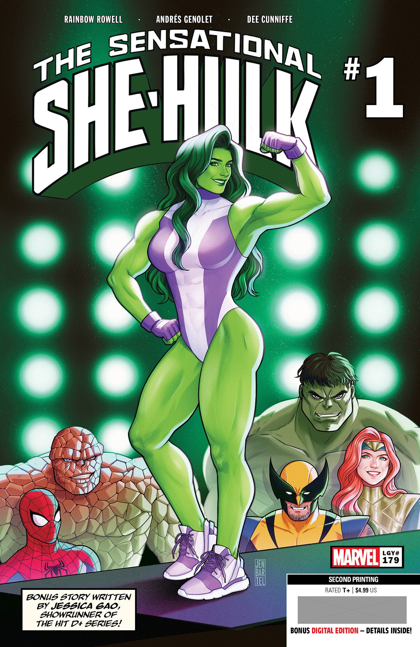 SENSATIONAL SHE-HULK 1 JEN BARTEL 2ND PRINTING VARIANT (12/06/2023)