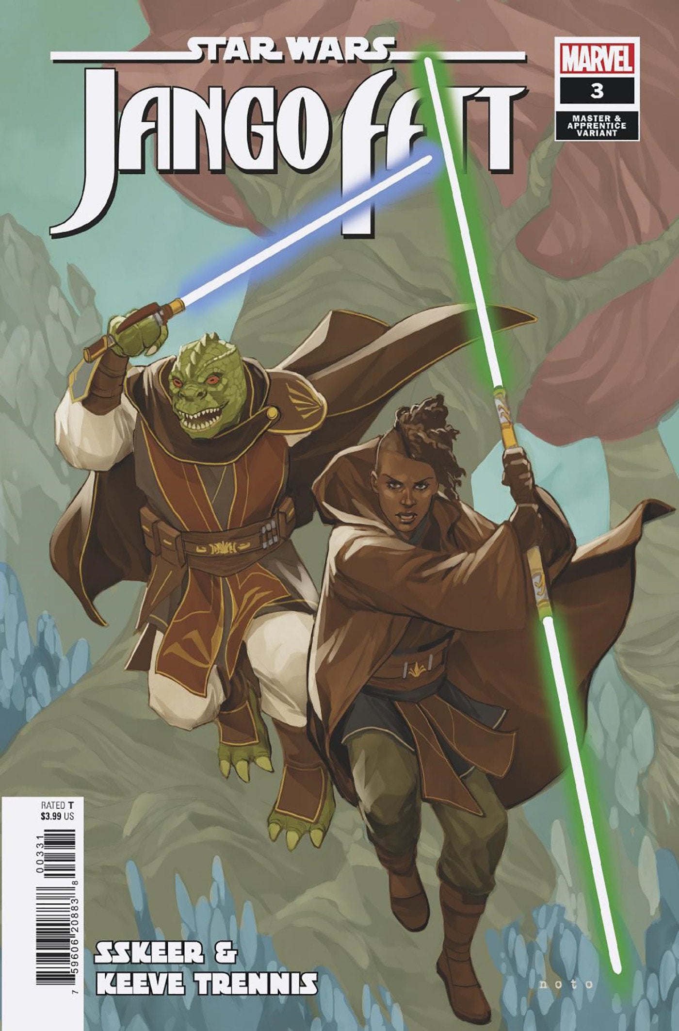 STAR WARS: JANGO FETT #3 PHIL NOTO SKEER & KEEVE MASTER & APPRENTICE VARIANT (05/29/2024)