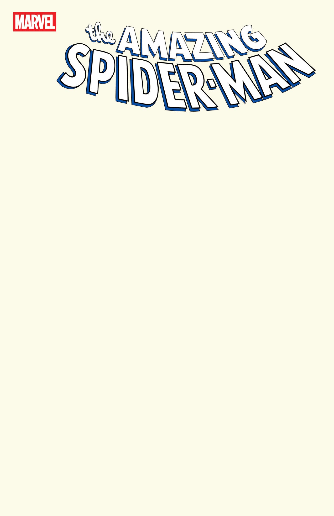 AMAZING SPIDER-MAN #1 BLANK COVER VARIANT CB  (04/09/2025)