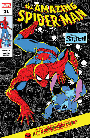 Amazing Spider-Man #11 M Luciano Vecchio Disney Lilo Stitch Variant (09/03/2025) Marvel