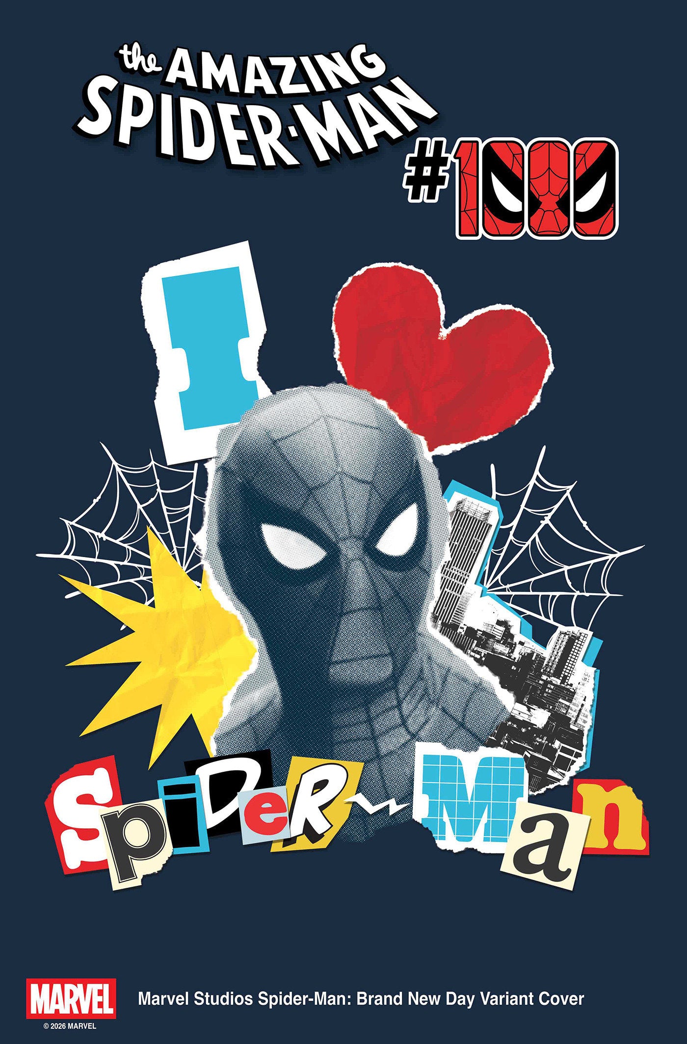 AMAZING SPIDER-MAN #1000 MARVEL STUDIOS SPIDER-MAN: BRAND NEW DAY VARIANT CB (09/16/2026)