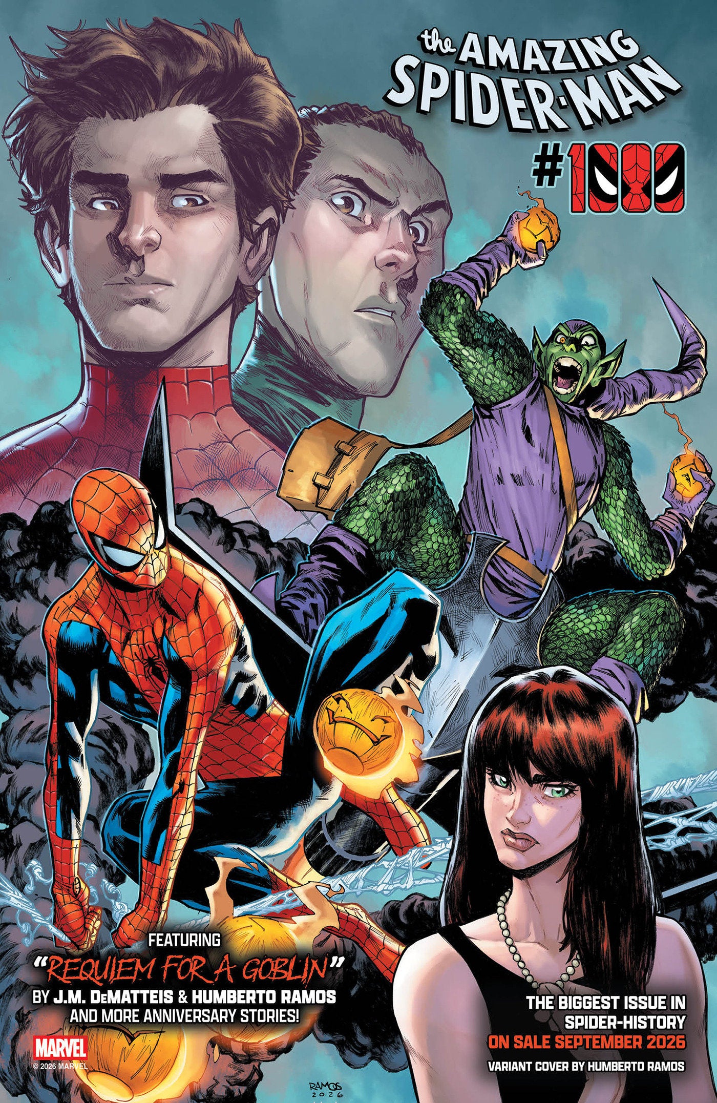 AMAZING SPIDER-MAN #1000 HUMBERTO RAMOS VARIANT (09/16/2026)