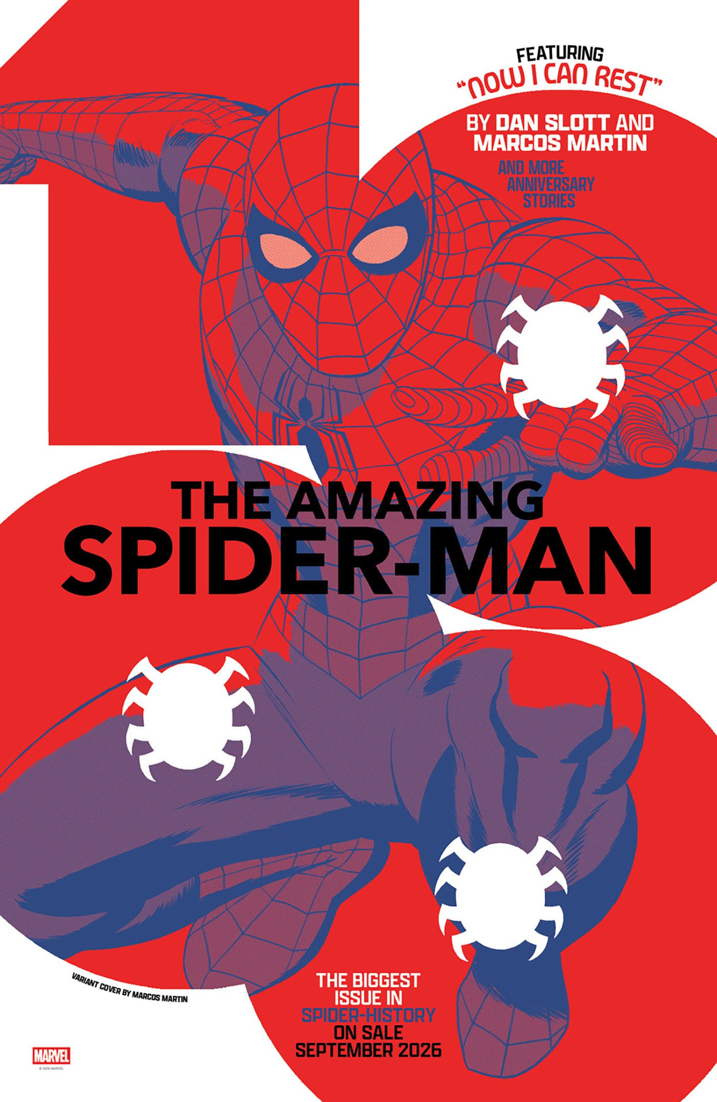 AMAZING SPIDER-MAN #1000 MARCOS MARTIN VARIANT CB (09/16/2026)