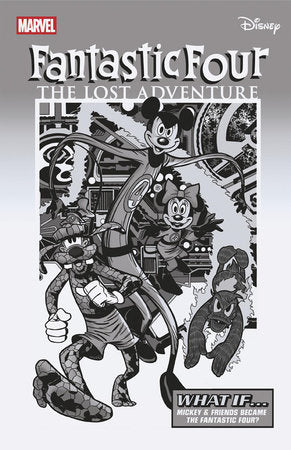 Fantastic Four #3 I 1:100 Vitale Mangiatordi B&W Disney What If? Homage Variant (09/17/2025) Marvel