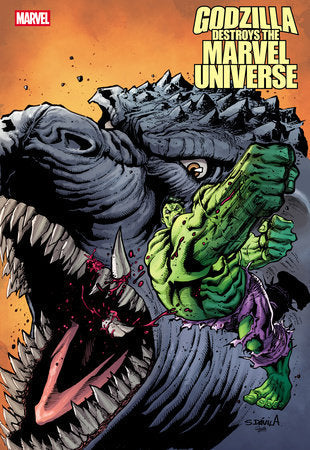 Godzilla Destroys The Marvel Universe #4 E Sergio Davila Fan Favorite Variant (10/15/2025) Marvel