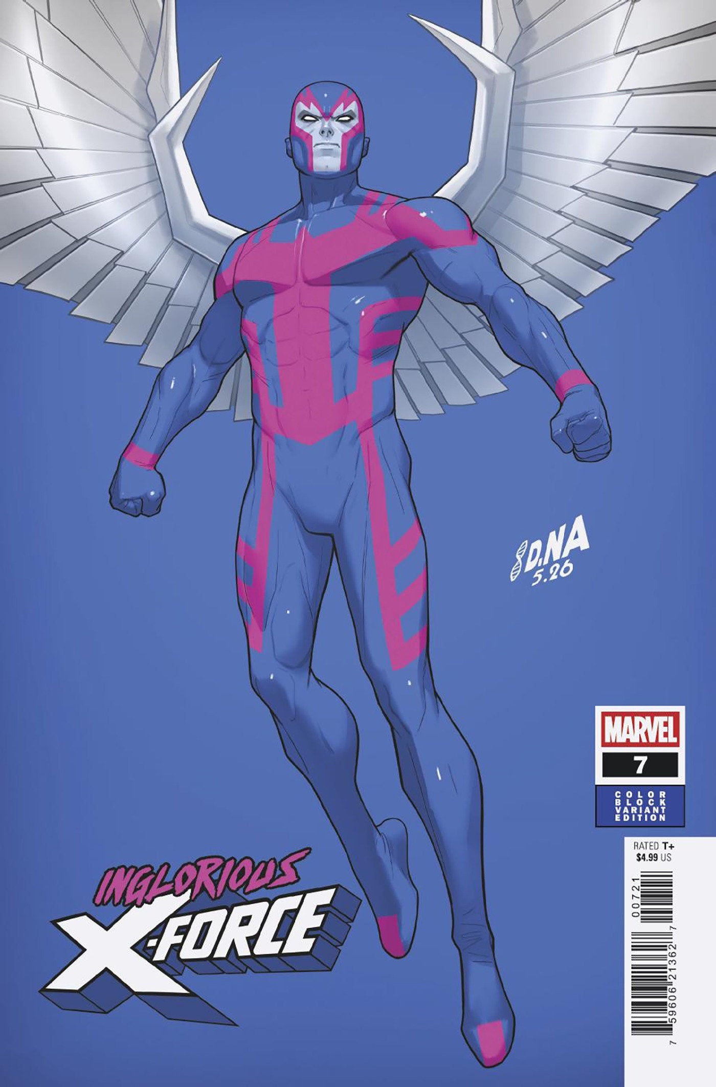 INGLORIOUS X-FORCE #7 DAVID NAKAYAMA COLOR BLOCK BLUE VARIANT (07/15/2026)