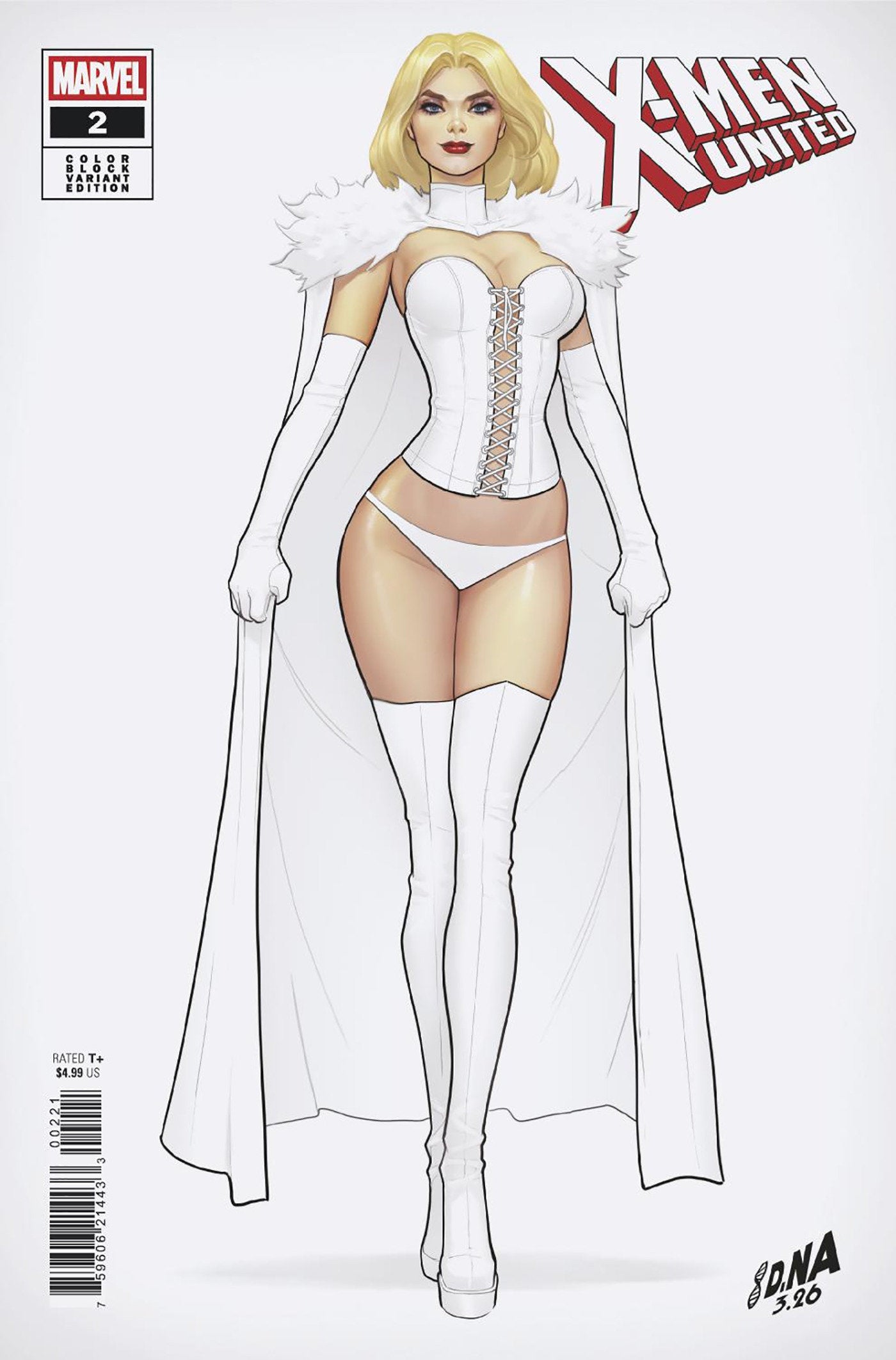 X-MEN UNITED #2 DAVID NAKAYAMA COLOR BLOCK WHITE VARIANT (04/15/2026)