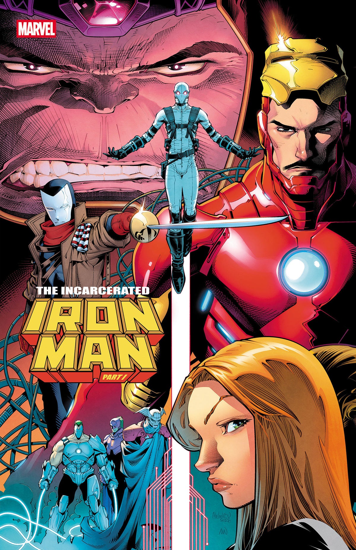 IRON MAN #12 COVER B GLEB MELNIKOV CONNECTING VARIANT CB (12/02/2026)